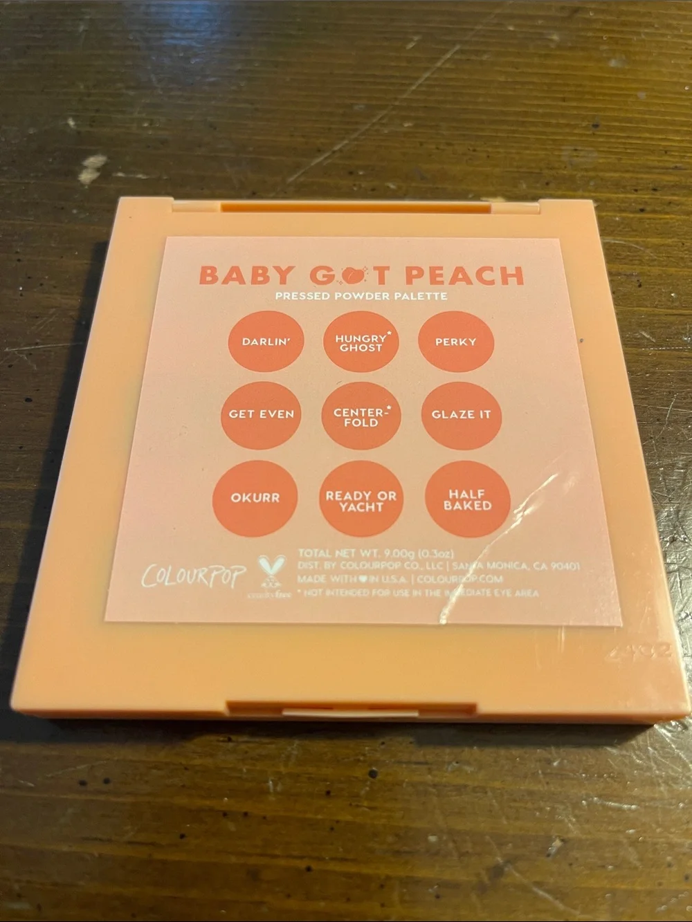 Colourpop Baby Got Peach EyeShadow Palette